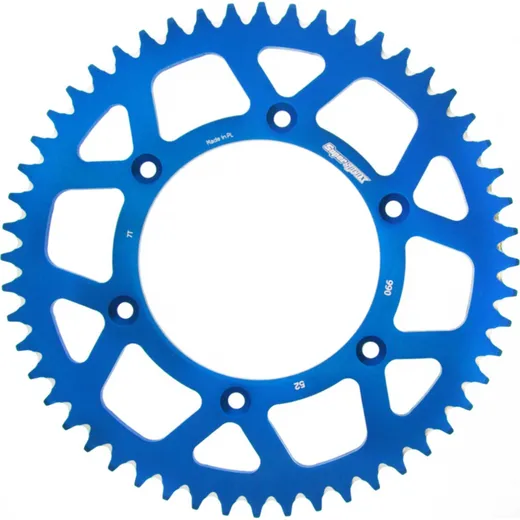 Alu-Rear Sprocket / Chain Wheel Supersprox 520/52t blue 72304AB52