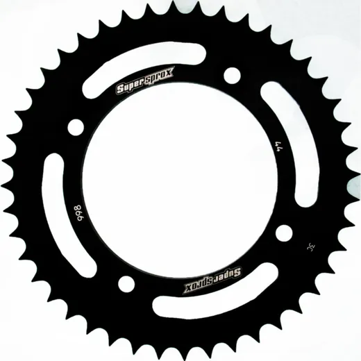 Alu-Rear Sprocket / Chain Wheel Supersprox 428/44t black