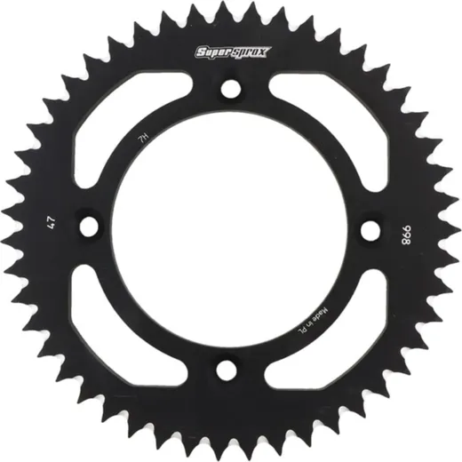 Alu-Rear Sprocket / Chain Wheel Supersprox 428/47t black