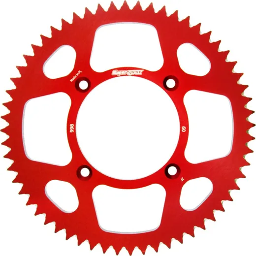 Alu-Rear Sprocket / Chain Wheel Supersprox 428/60t red