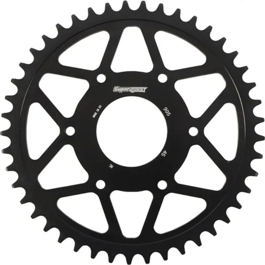 Steel Edge-Rear Sprocket / Chain Wheel Supersprox 520-45t black 71306-K45