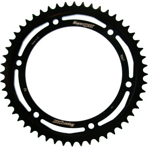 Steel-Rear Sprocket / Chain Wheel Supersprox 428/52t black 92120-52