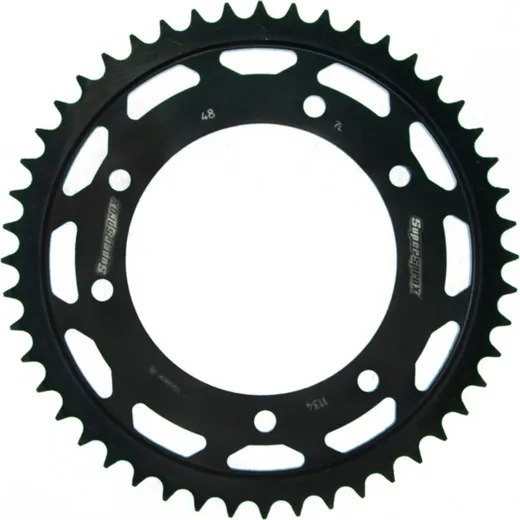 Steel-Rear Sprocket / Chain Wheel Supersprox 428/48t black 92130-48