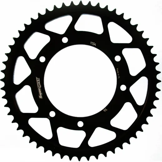 Steel-Rear Sprocket / Chain Wheel Supersprox 428/56t black 92130-56