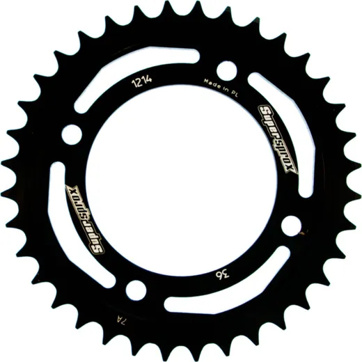 Steel-Rear Sprocket / Chain Wheel Supersprox 420/36t black