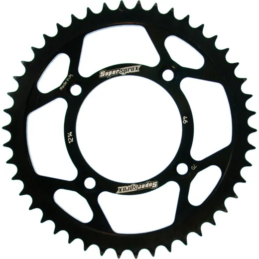 Steel-Rear Sprocket / Chain Wheel Supersprox 420/46t black