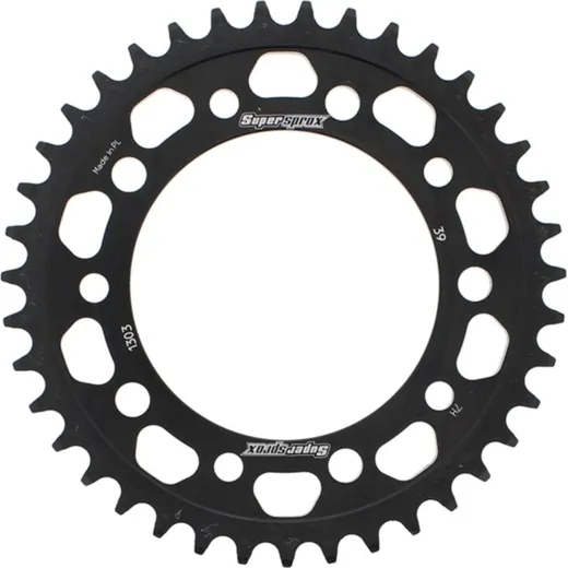 Steel-Rear Sprocket / Chain Wheel Supersprox 520/39t black 10509-39