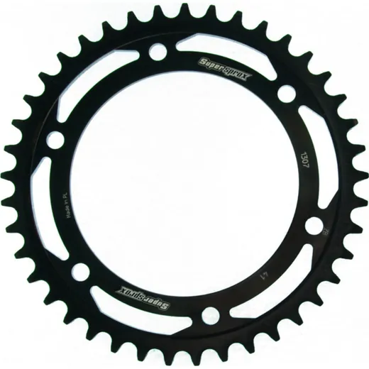 Steel-Rear Sprocket / Chain Wheel Supersprox 525/41t black 10617-41