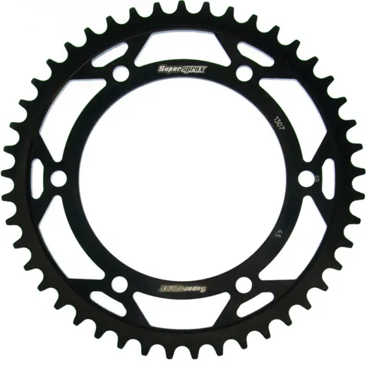 Steel-Rear Sprocket / Chain Wheel Supersprox 525/45t black 10617-45