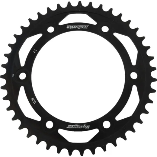 Steel-Rear Sprocket / Chain Wheel Supersprox 520/43t black 11618-43