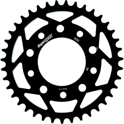 Steel-Rear Sprocket / Chain Wheel Supersprox 520/39t black 10403-39