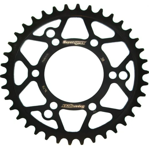Steel-Rear Sprocket / Chain Wheel Supersprox 520/38t black 92404-38