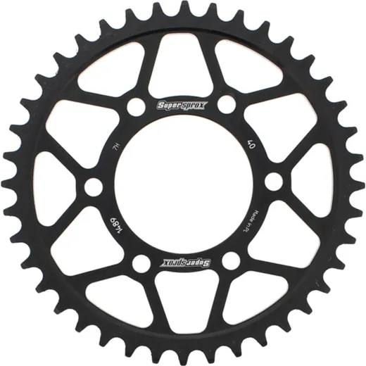 Steel-Rear Sprocket / Chain Wheel Supersprox 525/40t black 16610-40