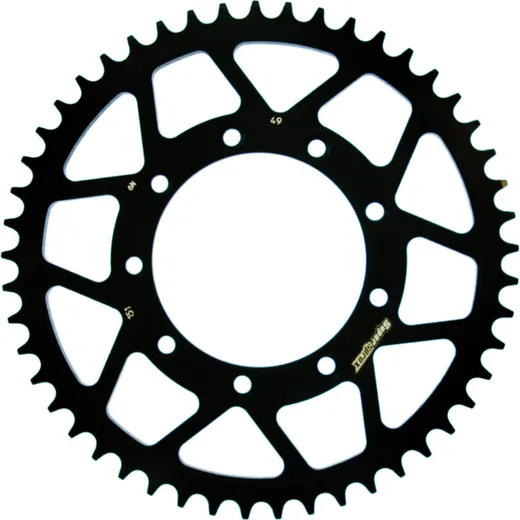 Steel-Rear Sprocket / Chain Wheel Supersprox 520/49t black 93314-49