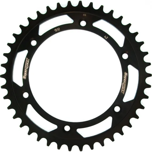 Steel-Rear Sprocket / Chain Wheel Supersprox 520/42t black 14206-42
