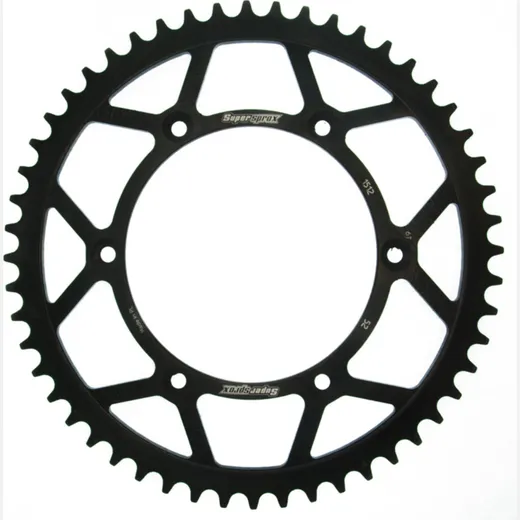 Steel-Rear Sprocket / Chain Wheel Supersprox 520/52t black 14206-52