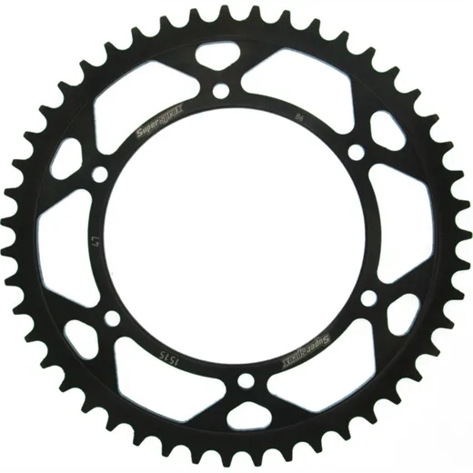Steel-Rear Sprocket / Chain Wheel Supersprox 520/47t black 35307-47