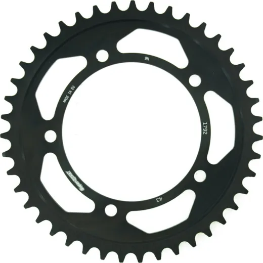 Steel-Rear Sprocket / Chain Wheel Supersprox 525/43t black 14604-43