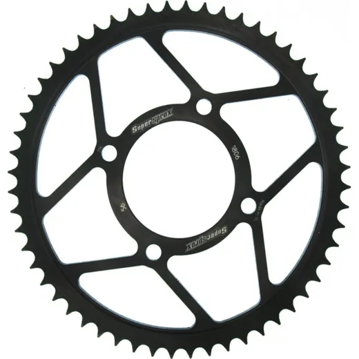 Steel-Rear Sprocket / Chain Wheel Supersprox 428/56t black 14214-56