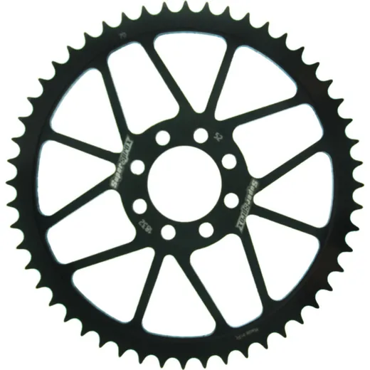 Steel-Rear Sprocket / Chain Wheel Supersprox 420/52t black 12078-52