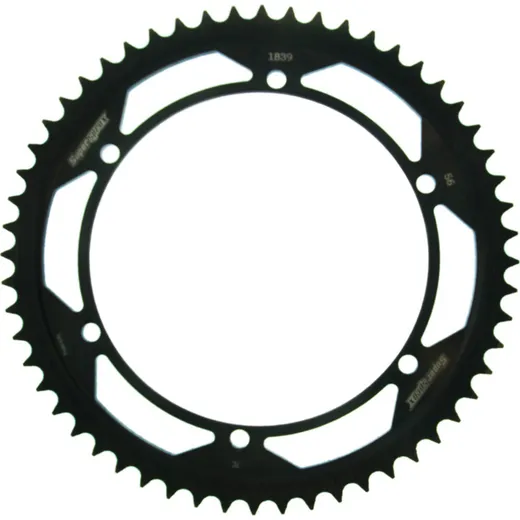 Steel-Rear Sprocket / Chain Wheel Supersprox 428/56t black 12512-56