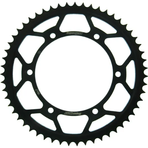 Steel-Rear Sprocket / Chain Wheel Supersprox 428/55t black 12313-55