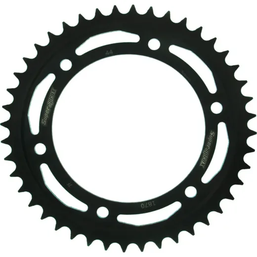 Steel-Rear Sprocket / Chain Wheel Supersprox 428/44t black 12216-44
