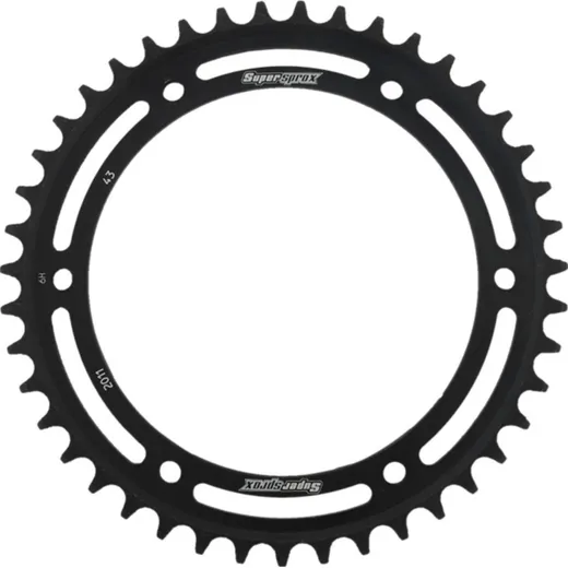Steel-Rear Sprocket / Chain Wheel Supersprox 530/43t black 86601-43