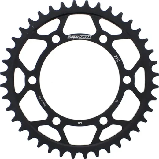 Steel-Rear Sprocket / Chain Wheel Supersprox 525/40t black 86501-40