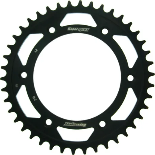 Steel-Rear Sprocket / Chain Wheel Supersprox 520/42t black 10212-42