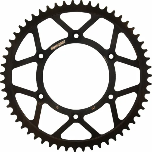 Steel-Rear Sprocket / Chain Wheel Supersprox 520/55t black