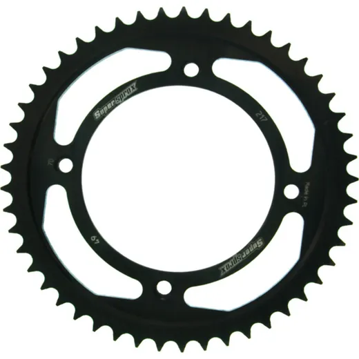 Steel-Rear Sprocket / Chain Wheel Supersprox 428/49t black 11111-49