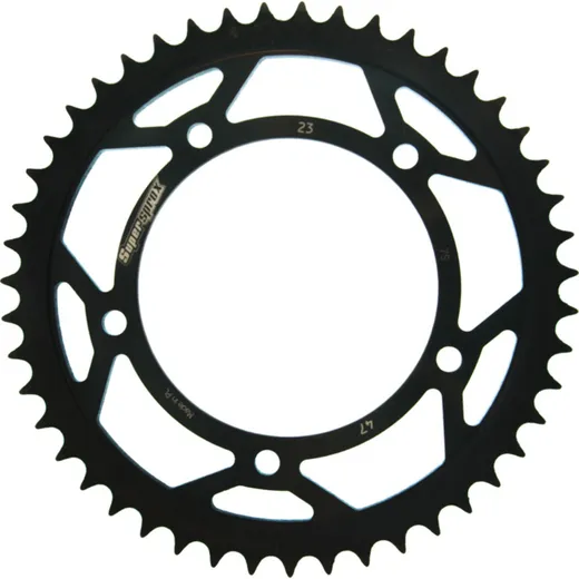 Steel-Rear Sprocket / Chain Wheel Supersprox 420/47t black 35104-47