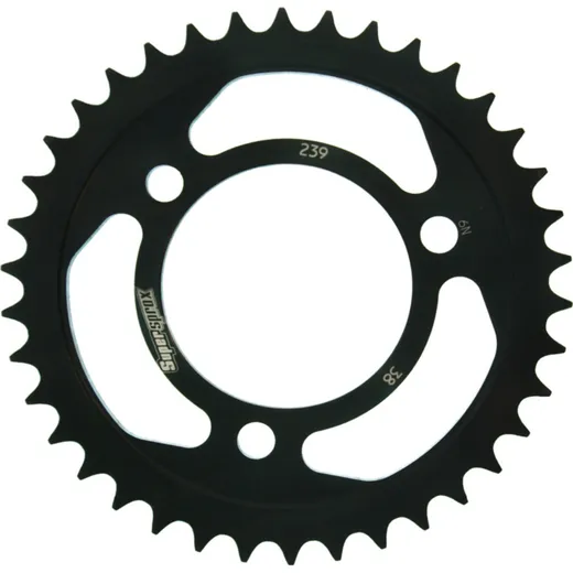 Steel-Rear Sprocket / Chain Wheel Supersprox 420/38t black 10103-38