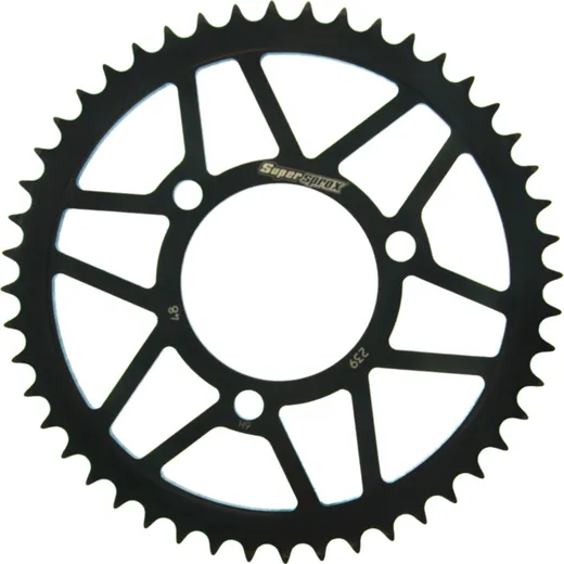 Steel-Rear Sprocket / Chain Wheel Supersprox 420/48t black 10103-48