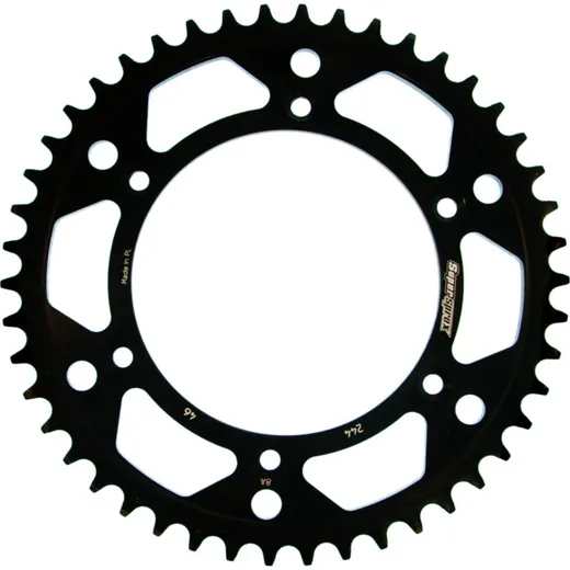 Steel-Rear Sprocket / Chain Wheel Supersprox 520/46t black 35600-46
