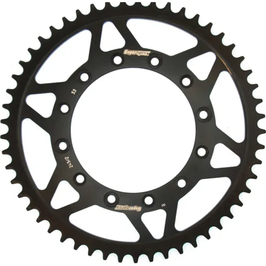 Steel-Rear Sprocket / Chain Wheel Supersprox 520/53t black 10304-53
