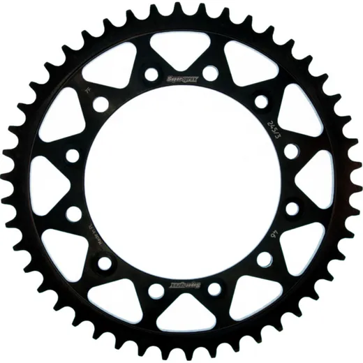 Steel-Rear Sprocket / Chain Wheel Supersprox 520/46t black 10501-46