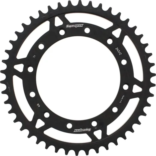 Steel-Rear Sprocket / Chain Wheel Supersprox 520/46t black 10304-46