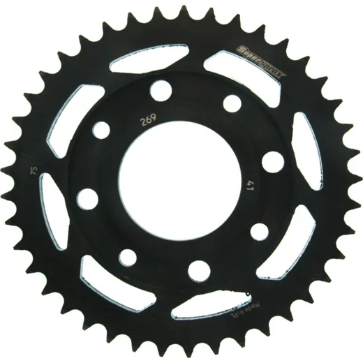 Steel-Rear Sprocket / Chain Wheel Supersprox 428/41t black