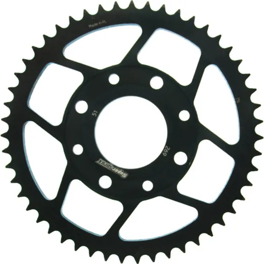 Steel-Rear Sprocket / Chain Wheel Supersprox 428/51t black