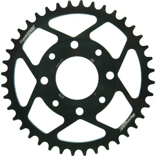 Steel-Rear Sprocket / Chain Wheel Supersprox 520/40t black 10214-40