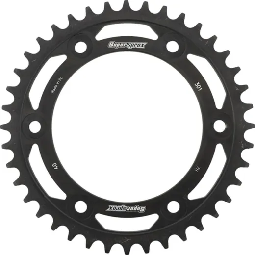 Steel-Rear Sprocket / Chain Wheel Supersprox 520/40t black 40301-40