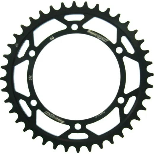 Steel-Rear Sprocket / Chain Wheel Supersprox 525/40t black 10602-40