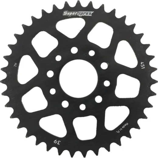 Steel-Rear Sprocket / Chain Wheel Supersprox 530/39t black 72102-39