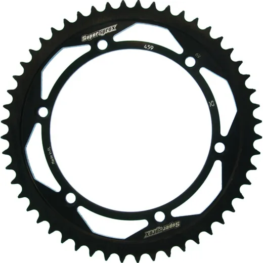 Steel-Rear Sprocket / Chain Wheel Supersprox 428/52t black 16207-52