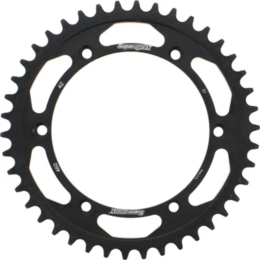 Steel-Rear Sprocket / Chain Wheel Supersprox 520/42t black 16204-42