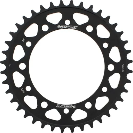 Steel-Rear Sprocket / Chain Wheel Supersprox 520/40t black 16302-40