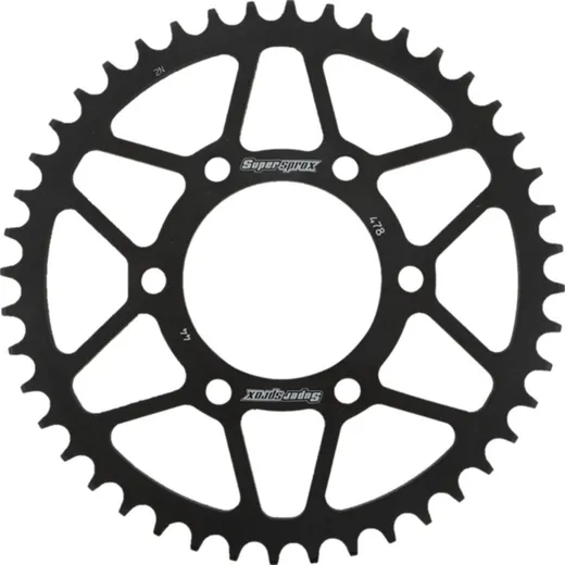 Steel-Rear Sprocket / Chain Wheel Supersprox 520/44t black 16403-44