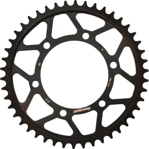 Steel-Rear Sprocket / Chain Wheel Supersprox 530/46t black 12813-46